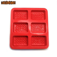Silicone bánh khuôn mousse băng lưới khuôn xà phòng thủ công khuôn tự làm xà phòng tự làm xà phòng khuôn khuôn làm bánh cá