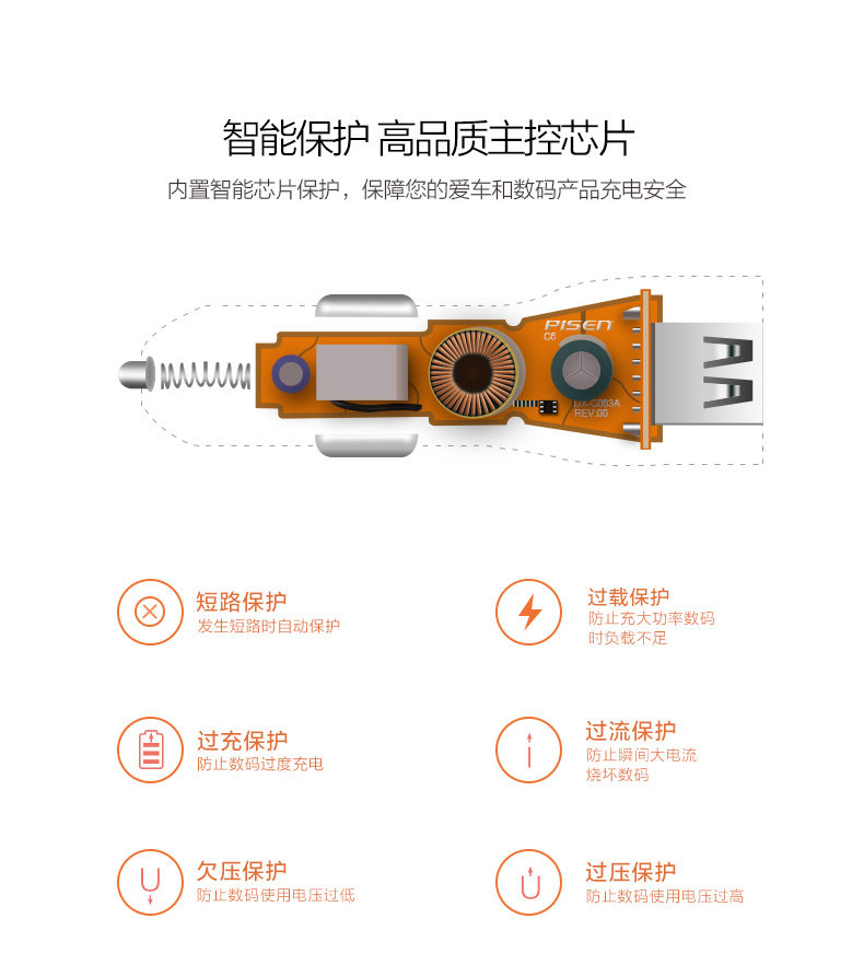 chargeur PISEN 1A - Ref 1301164 Image 11