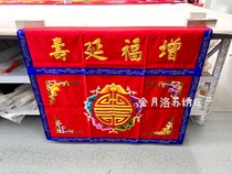 Jin Yueluo (Five Blessings and Longevity Fish Jumping around the Dragon Gate Table) Haihaijiangya Hand Embroidery Su Embroidery Customized Factory Direct Sales