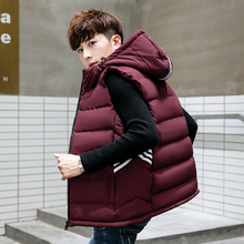马甲男秋冬背心外套羽绒棉坎肩
