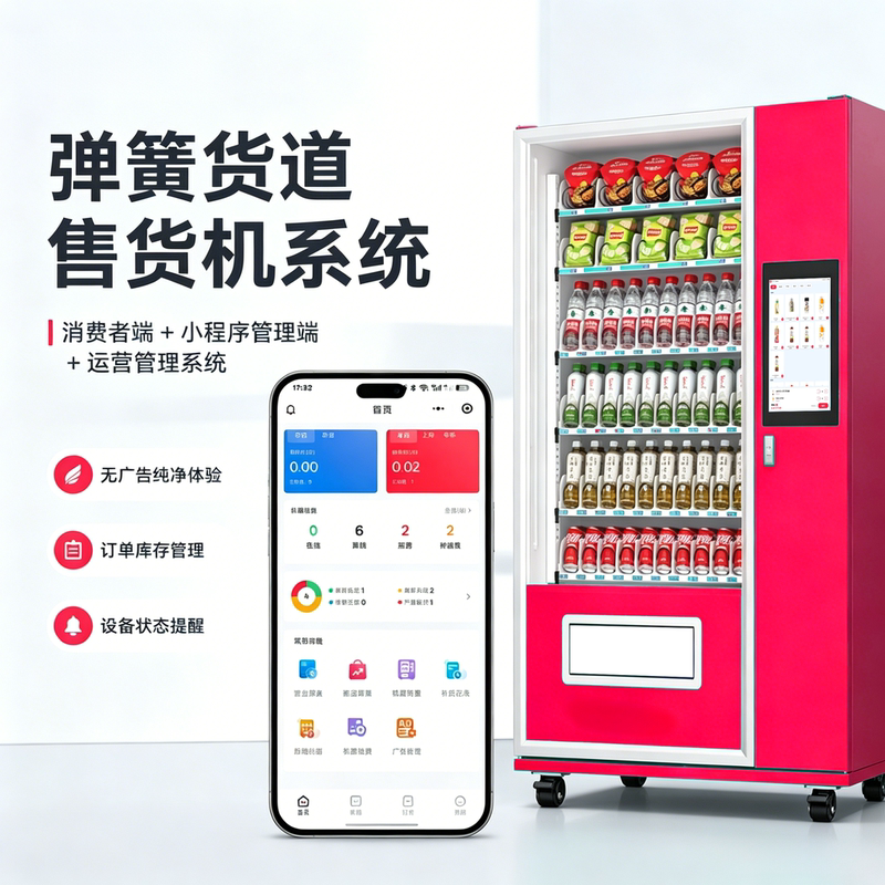 Vending Machine Transfer and Replacement System, Vending Machine Software, Spring Machine, Mini-Program Backend, Order Inventory, No Ads Vending Machine Transfer and Replacement System, Vending Machine Software, Spring Machine, Mini-Program Backend, Order Inventory, No Ads