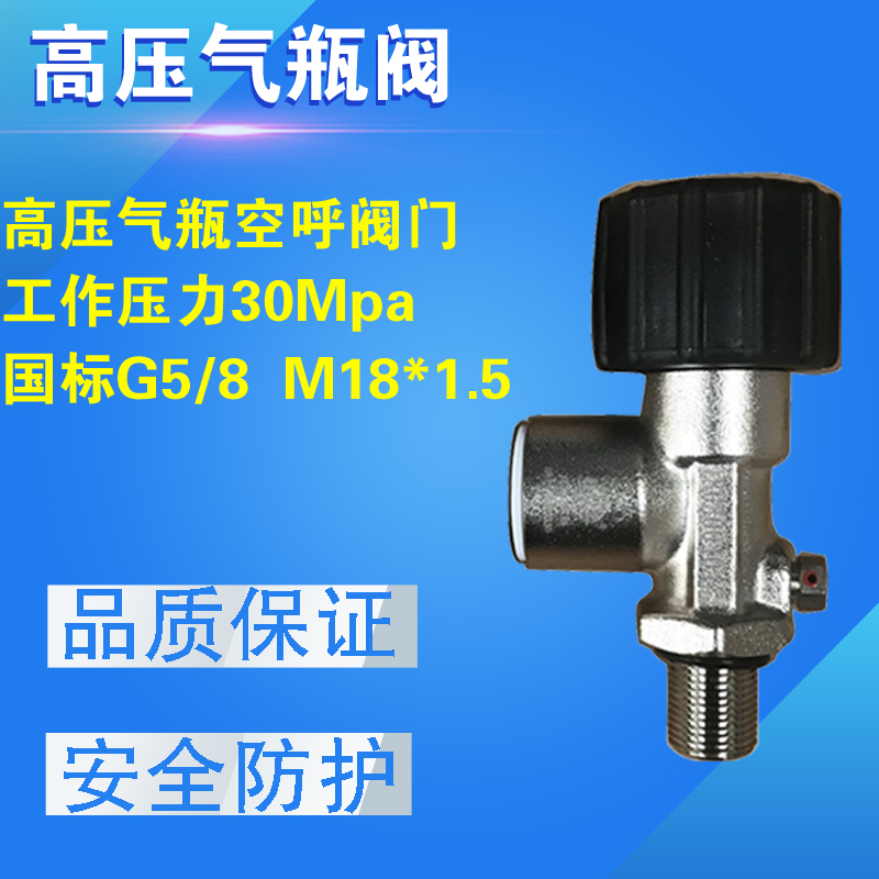 Diving respirator cylinder valve High pressure cylinder head valve Carbon fiber cylinder connection valve Breathing cylinder valve