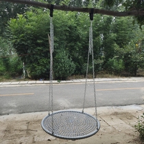 Outdoor disc swing toy rope net childrens hanging chair Youqian round birds nest scenic park playground equipment