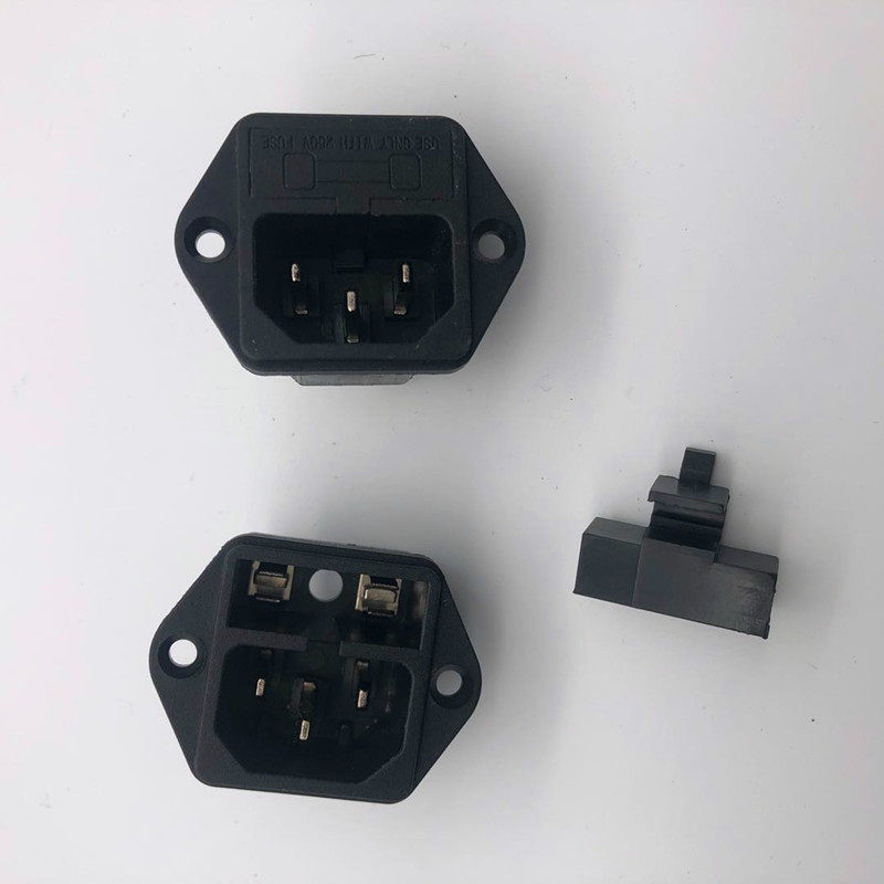 Pint Power Socket Electrical Cabinet Socket Pint Character Socket Full Copper 3 Eyeletts With Ear Belt Insurance Socket