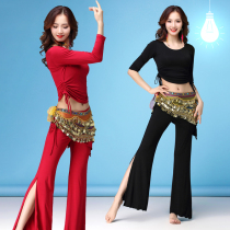 Belly dance costume womens practice suit 2021 new set summer beginner Modal split pants thin suit