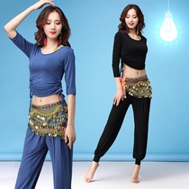 Belly dance costume womens practice suit 2021 new summer beginner Modal bloomers thin suit