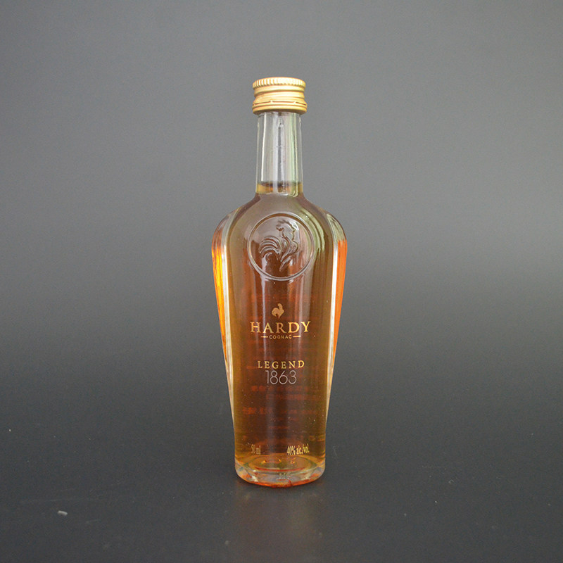Foreign wine small wine version Hedi legend 50ml brandy trial bag glass bottle decoration French 1863 collection