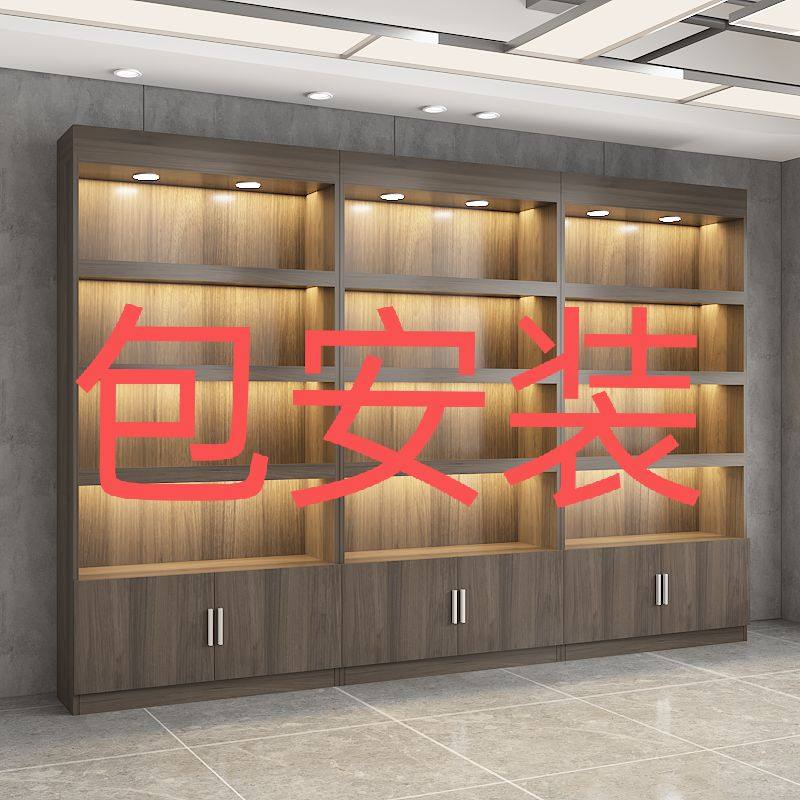 Wine Cabinet Against the Wall, Commercial Combination, Supermarket, Living Room, Simple Shelves, Multi-Layer Storage Rack, Display Cabinet, Red Wine Cabinet, Liquor Cabinet