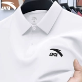 Футболка с коротким рукавом, шелковая футболка polo, свободный крой, для среднего возраста