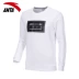 Áo len Anta nam tay dài áo thun chính hãng 2018 mùa đông mới thư cổ tròn áo thun thể thao Thể thao lông cừu / jumper