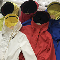 Outdoor charge clothes and waterproof leisure caps waist travel hiking large-yard loose spring and autumn coat girl