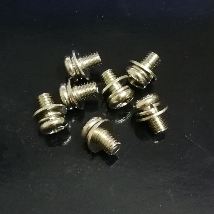 M5 * 8 M6 * 10 M4 * 8 round gaskets triple combination screw fastener round head cross groove disc head screws
