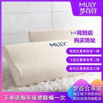 Mlily Dream Lily Slow Rebound Zero Pressure Memory Foam Pillow Dormitory Cervical Support Sleeping Pillow Single Memory Pillow