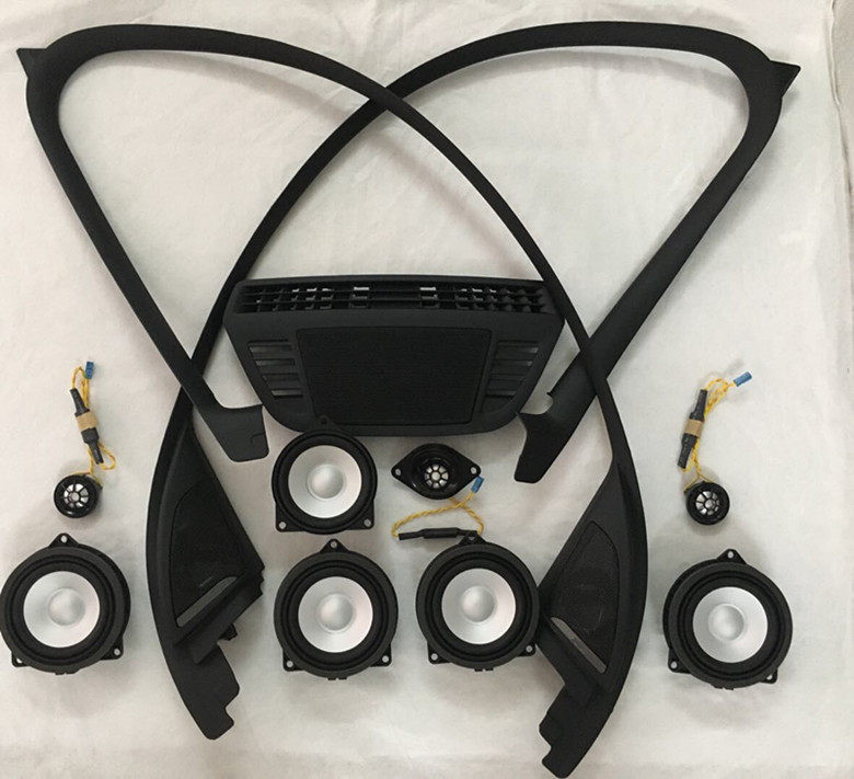 Burton Baojie BMW X1 special mesh cover 4 5 inch midrange speaker bass metal basin midrange speaker