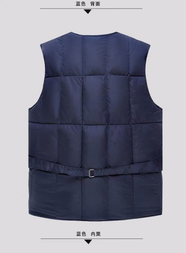 Mùa thu và mùa đông trung niên vest nam cỡ lớn xuống cotton vest nam lỏng lẻo trung niên dày vest ấm các kiểu áo ghi lê nam
