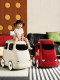 Household trash can 2026 new living room cartoon creative trash can bedroom silent pulley large capacity paper basket
