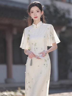 taobao agent Summer cheongsam, dress, light style, Chinese style, suitable for teen