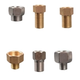 4 минуты, 6 минут, 1-дюймовый, внутренний и внешний шелк, прямая водопроводная труба Медные соединения, прямая медиа-аксессуара с переменной диаметром из нержавеющей стали 6-4