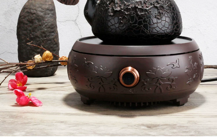 古 堂 器 ấm trà thủy tinh nhỏ trong nhà bếp đun sôi trà nhỏ để bàn lò nướng câm đối lưu - Bếp điện