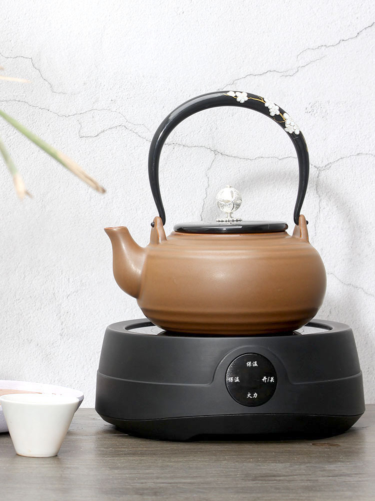 Qian Gu Tang Touch-type intelligent black crystal furnace tea making household mini desktop small tea making device Bubble tea stove Light wave stove