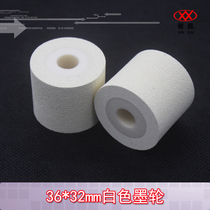 White ink wheel 36*32 ink wheel coding ink wheel hot printing ink wheel white ink wheel thermal transfer ink wheel