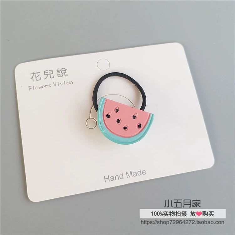 Phim hoạt hình bé trai Peggy buộc tóc buộc tóc không làm tổn thương tóc Hàn Quốc bé nhỏ vòng tóc trẻ em phụ kiện tóc mũ