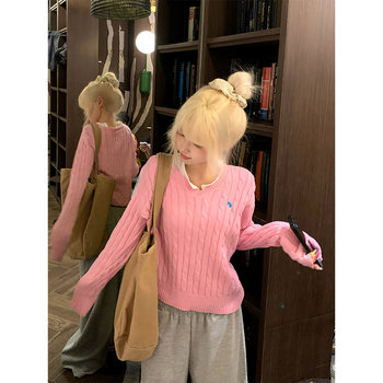 Jmj american lazy style prank sweater sweater for men and women spring and autumn loose casual and versatile soft pullover sweater Jmj american lazy style prank sweater sweater for men and women spring and autumn loose casual and versatile soft pullover sweater