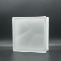 Cloud fog glass brick frosted square hollow crystal brick partition wall light transmission bright bathroom background wall landscape exterior