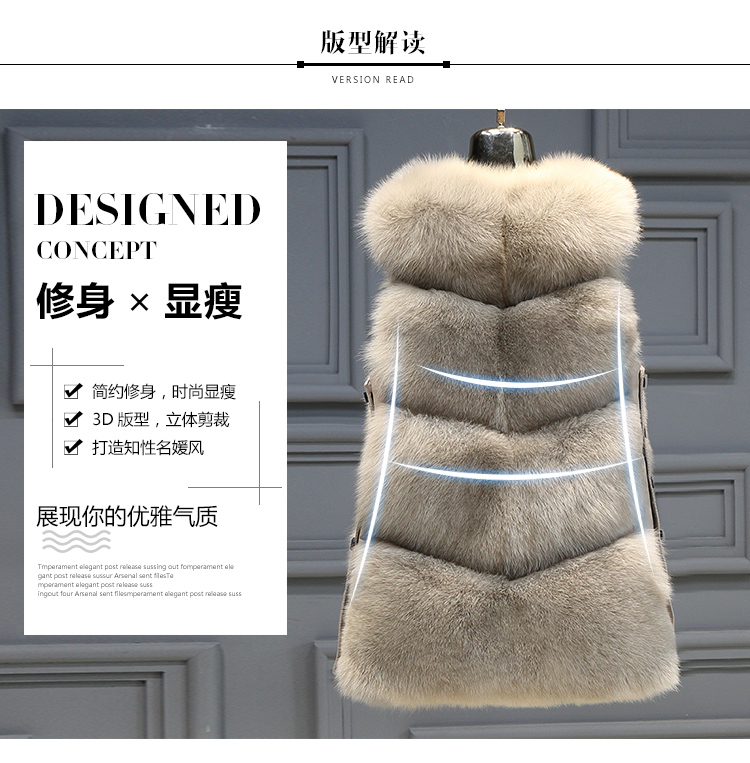 Manteau de fourrure femme - Ref 3174572 Image 26