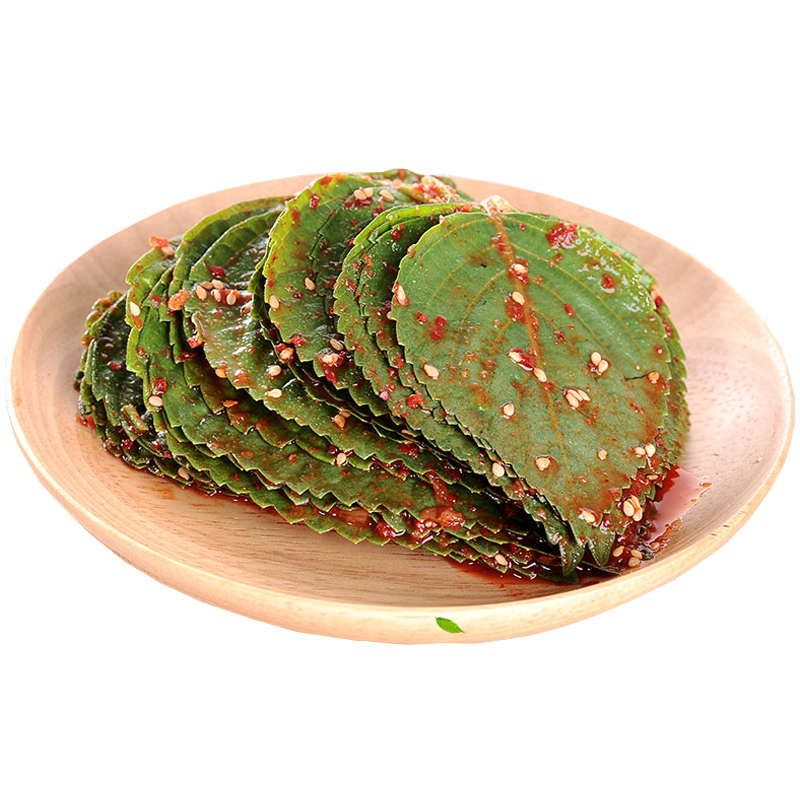 Three-mouthed one pint of fresh suttyledon pickle undercooked vegetables Leftover Rice Dish's small vegetable Korean-style gourmet food Yanbian specie 450g