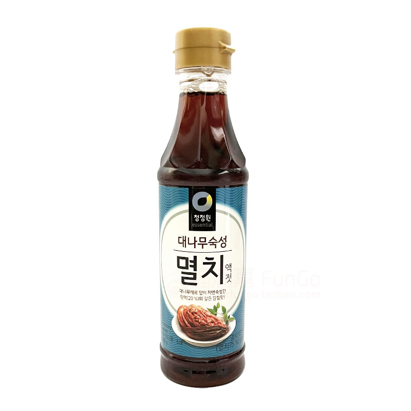 South Korea Imported Clean Garden Fish Dew Blue Bottle Silver Fish Juice Han Style Sauerkraut Spicy Cabbage Special Seasoning 500g