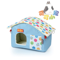 Lovely house hanging carno carno kano Marcedar Pets mink cotton minced cotton cottonhouse Blue powder Two colors