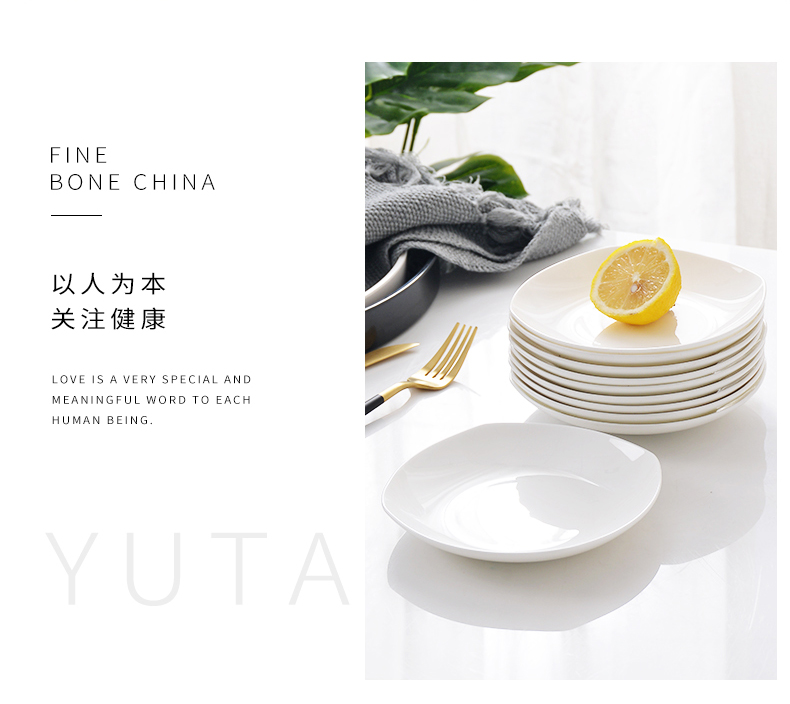 Ceramic disc 10 vinegar sauce dishes taste drives home dishes plate 4.5 inches square small plate dish of soy sauce dish