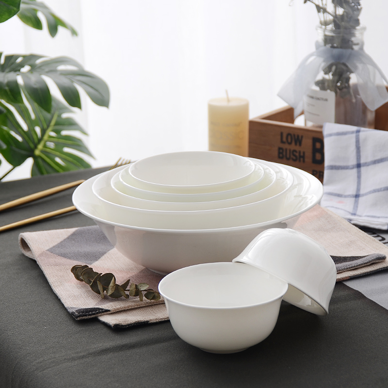 White ipads bowls mercifully rainbow such as bowl rice bowls of household small bowl of soup bowl ceramic bowl five inches eat rice bowl microwave bowl