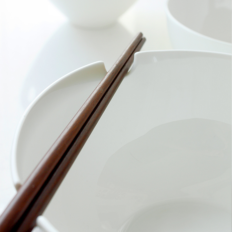 Tangshan pure white ipads bowls 8 inches deep bowl rainbow such as bowl to ultimately responds soup bowl bowl of creative move dessert bowl bowl of horn