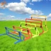 Đào tạo bóng đá rào cản đa chức năng điều chỉnh chuyên nghiệp rào cản 4 chiều cao điều chỉnh di động abs nhanh nhẹn nhảy thanh quần áo bóng đá size lớn Bóng đá