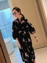 Deer mothers family high-end kinder dress with dress 2023 spring and summer new wave Han version mother-son foreign air boy casual shirt