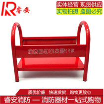 Fire extinguisher shelf Stainless steel fire equipment rack Fire equipment box put 2 3 4 5 8kg fire extinguisher box