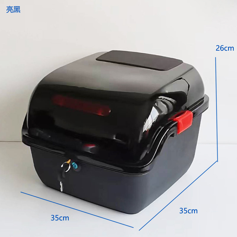 Motorcycle and Electric Vehicle Trunk Suitable for Yadea, Aima, and Tailg Electric Scooters, Thickened Large-Capacity Storage Box