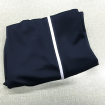 Spring and summer loose black Tibetan inlaid 1cm white bar casual trousers for boys and girls sports pants