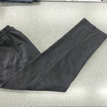 Spring and summer autumn solid color sports pants Summer men and women thin long pants loose dark gray cotton terry casual pants school pants