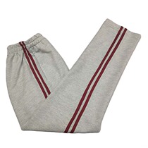 Spring and Autumn primary and middle school boys and girls cotton sweatpants gray xiao fu ku parquet er dao gang wine red trousers
