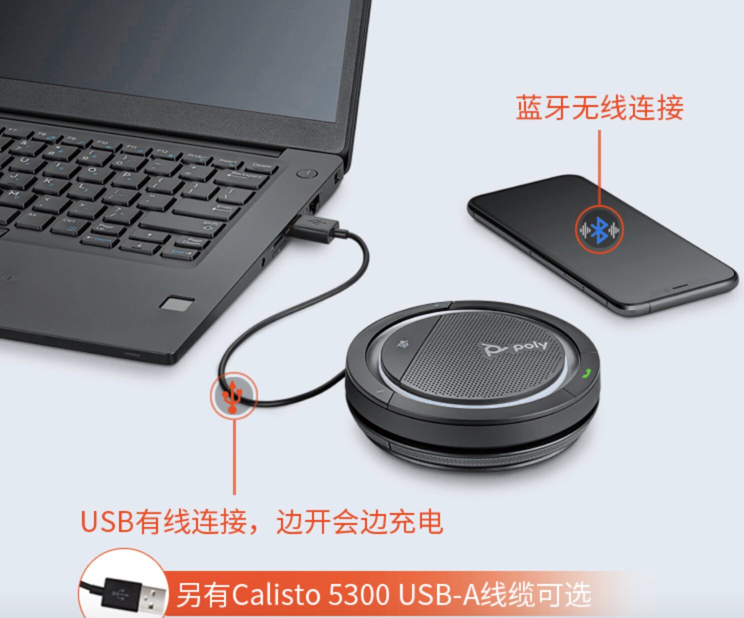 The Special Force P5300 Audio Film Conference Omnidirectional Microphone Speaker speaker Bluetooth usb Type-C