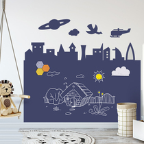  Magnetic Ruyi magnetic blackboard wall stickers single-layer graffiti wall multi-color wall stickers can be customized to shape the whiteboard blackboard wall stickers