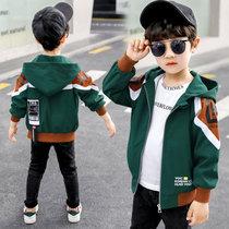 Boys jackets 2021 new boys middle and large childrens childrens clothing Western style jackets spring and autumn 6 tops 7 spring 8 years old 9