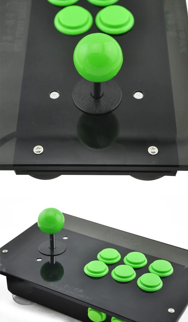 Sanhe Acrylic Arcade Máy tính Rocker USB Không chậm trễ Trò chơi Rocker 97 King of Fighters Game joy tay cầm xbox one