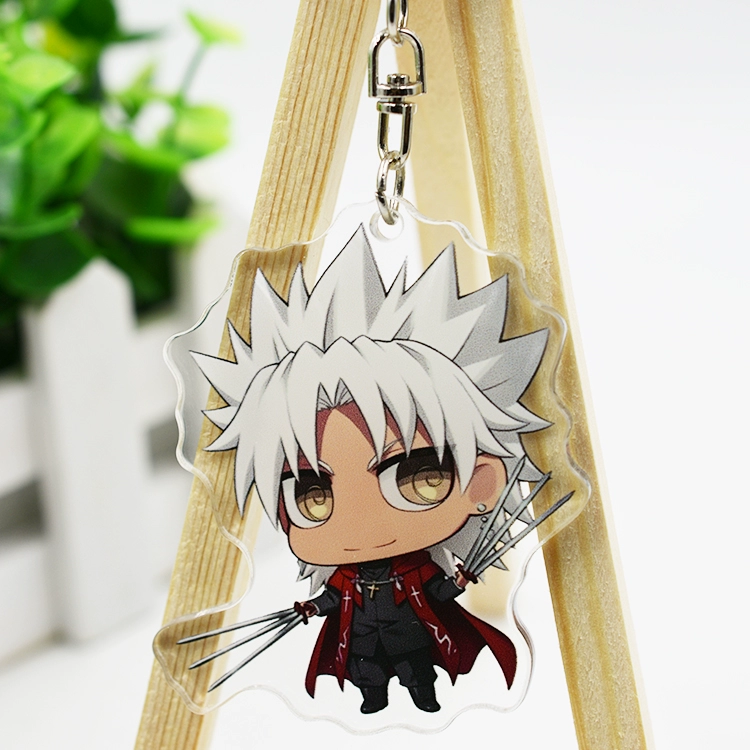 Fate / Apocrypha Keychain Astorfo Joan of Arc Game Hoạt hình Mặt dây chuyền hai mặt ngoại vi - Carton / Hoạt hình liên quan