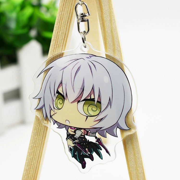 Fate / Apocrypha Keychain Astorfo Joan of Arc Game Hoạt hình Mặt dây chuyền hai mặt ngoại vi - Carton / Hoạt hình liên quan