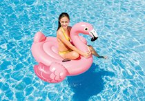 Original INTEX water animal swimming ring mount big turtle blue whale fish seat toy children adult inflatable