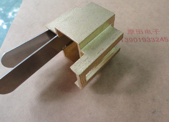 Shanghai Motian copper earth carbon brush holder 16X32MM with stainless steel constant pressure spring